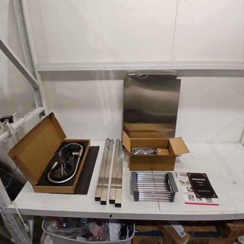 STAINLESS STEEL KITCHEN WORKSTATION SINK - APPROXIMATE 19.6" X 31.4" X 19.6" - STAINLESS STEEL (ITEM: WED01-50-70SC) image 5