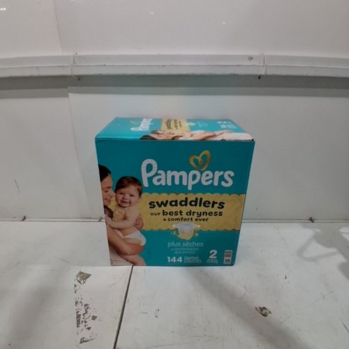 144PK PAMPERS SWADDLERS - SIZE 2 - MULTICOLOR image 2
