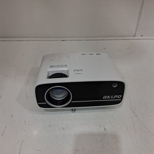 GKLPO PROFESSIONAL MINI VIDEO PROJECTOR WITH SCREEN, WIFI, AND BLUETOOTH - WHITE (MODEL: PJ0327-01/DR06) image 3