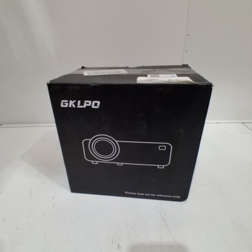 GKLPO PROFESSIONAL MINI VIDEO PROJECTOR WITH SCREEN, WIFI, AND BLUETOOTH - WHITE (MODEL: PJ0327-01/DR06) image 5