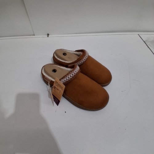 WOMEN'S MUK LUKS CLOG SLIPPERS - MEDIUM (7-8) - CHESTNUT (STYLE: 1100350261-M) image 3