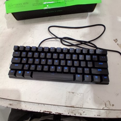 Razer Huntsman Mini Wired 60% Gaming Keyboard - Clicky Optical Switches - Chroma RGB Lighting - Onboard Memory - Classic Black - Clicky Optical Switch (Model: Rz03-0339) image 2