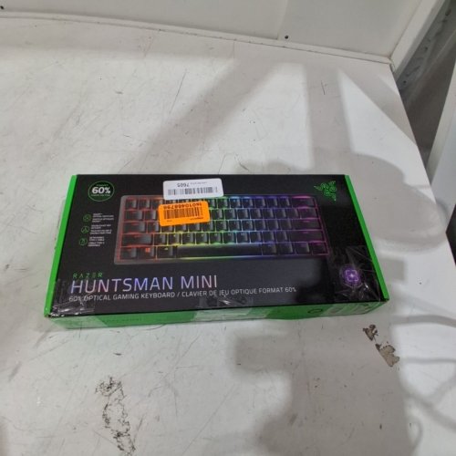 Razer Huntsman Mini Wired 60% Gaming Keyboard - Clicky Optical Switches - Chroma RGB Lighting - Onboard Memory - Classic Black - Clicky Optical Switch (Model: Rz03-0339) image 5