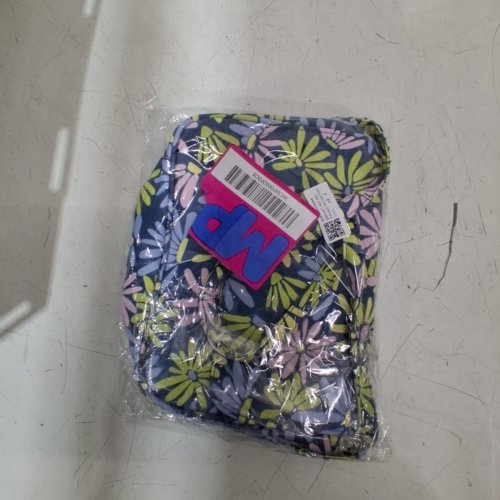FLORAL CROSSBODY BAG - 10" - BLUE/YELLOW image 4