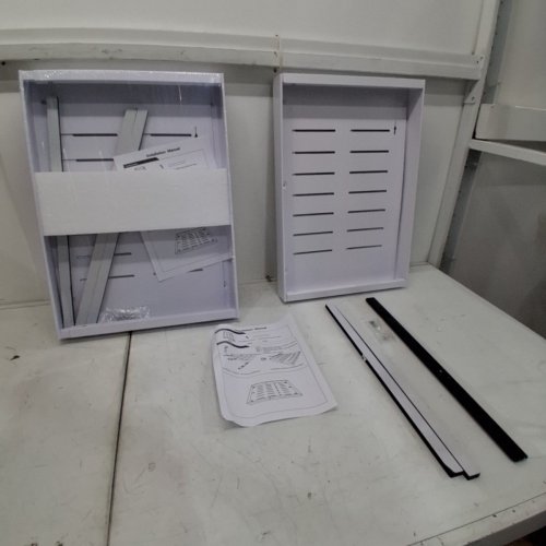 2PK DEKAVA EXPANDABLE PULL-OUT CABINET DRAWER ORGANIZER KIT - 21" DEEP; 15.2"–26" WIDE - WHITE (MODEL:PULL-LARGE-W2) image 3