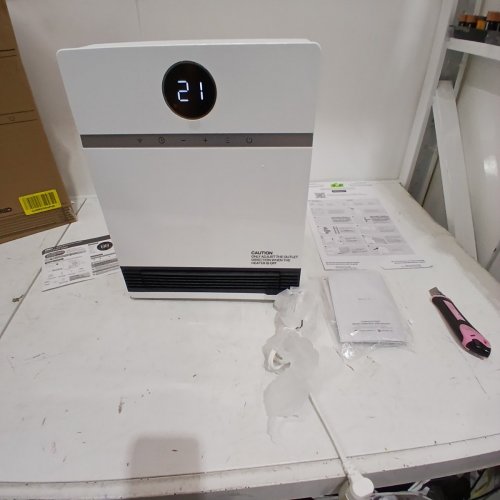 DREO SMART WALL-MOUNTED HEATER - 1500W - 16" - WHITE (MODEL:WH517S) image 3