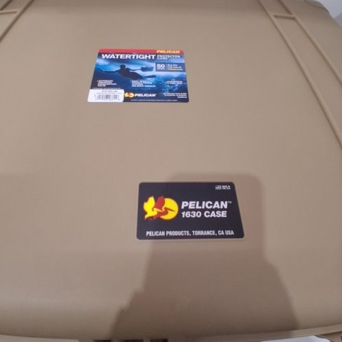 PELICAN WATERPROOF HEAVY DUTY PROTECTOR CASE - 21" X 27" - TAN (MODEL: 1630) image 2