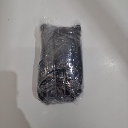 SHEER CURTAIN PANEL ROD POCKET - 84" X 32" - BLACK image 3