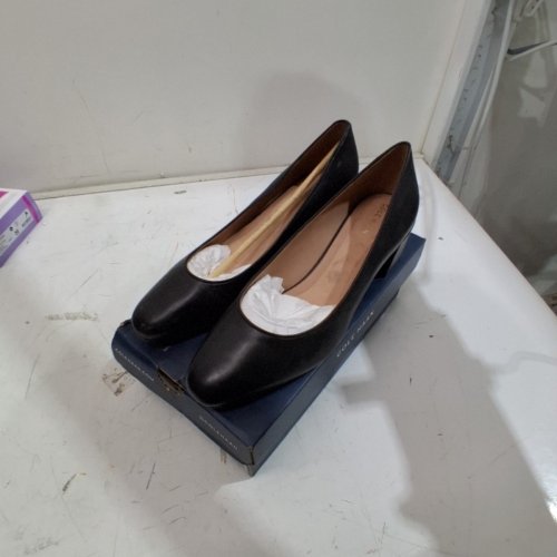 WOMENS COLE HAAN GOTO PARK PUMP HEELS - SIZE 10 B - BLACK image 3