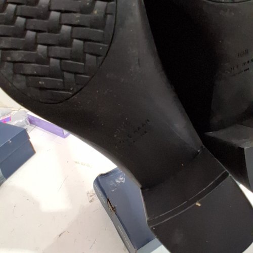 WOMENS COLE HAAN GOTO PARK PUMP HEELS - SIZE 10 B - BLACK image 5