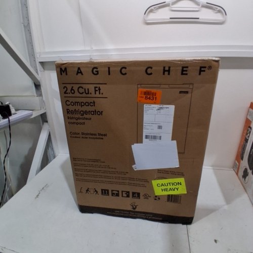 MAGIC CHEF ENERGY STAR MINI FRIDGE - 2.6 CU. FT. - BLACK (MODEL: MCBR265BEF) image 3