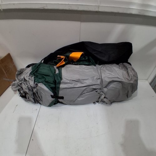 UNP 2 ROOM WATERPROOF WEATHER RESISTANT POP-UP CAMPING TENT - 10-PERSON - GREEN/ORNAGE (MODEL: UNP180978) image 2