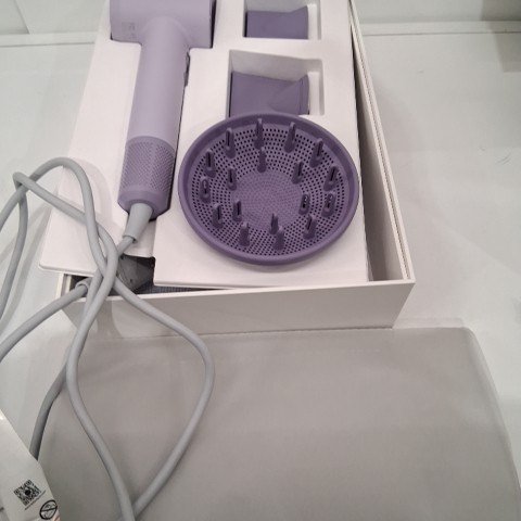 LAIFEN SE HIGH SPEED HAIR DRYER WITH 3 NOZZLE ATTACHMENTS AND TRAVEL BAG - PURPLE (MODEL: 1876543) image 5