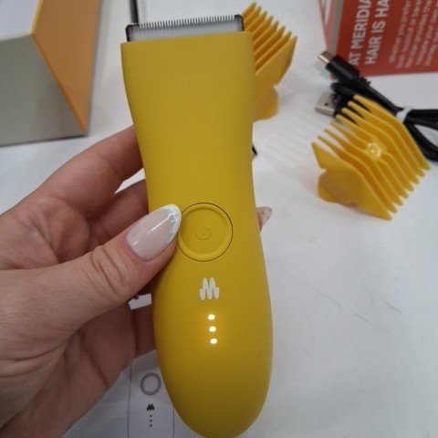 MERIDIAN PREMIUM BODY HAIR TRIMMER - YELLOW image 2