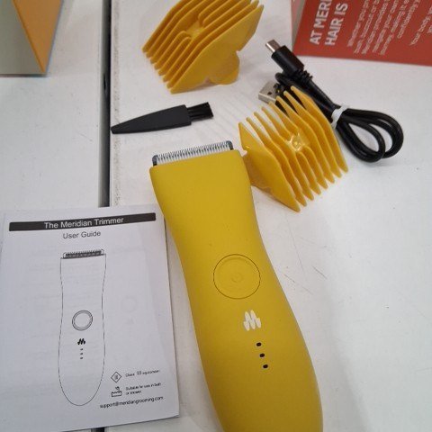 MERIDIAN PREMIUM BODY HAIR TRIMMER - YELLOW image 3