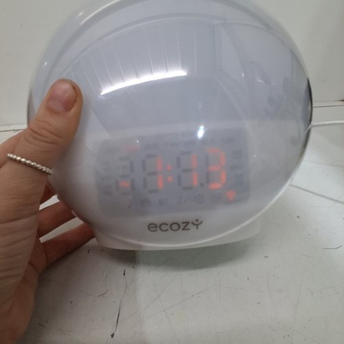 ECOZY SUNRISE ALARM CLOCK WITH APP & VOICE CONTROLLED - WHITE (MODEL: E80S) image 2