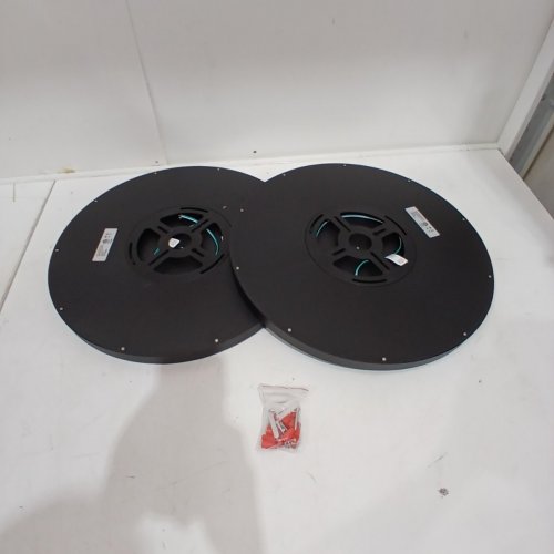 2PK HUNHUN DIMMABLE LED FLUSH MOUNT ROUND CEILING LIGHT FIXTURE - 16", 3000K-6000K, 4600LM - BLACK (MODEL: CAHH-XCD-TG-16IN-B-2P) image 4