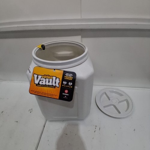 GAMMA VITTLES VAULT PLUS PET FOOD STORAGE - 50LBS - LIGHT GREY image 2