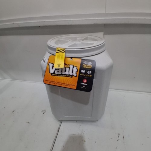 GAMMA VITTLES VAULT PLUS PET FOOD STORAGE - 50LBS - LIGHT GREY image 4