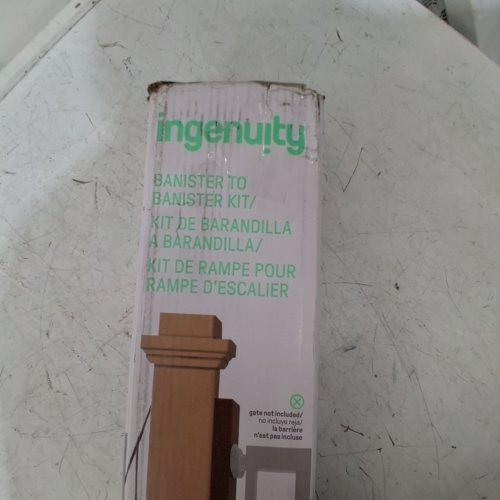INGENUITY BANISTER-TO-BANISTER STAIRWAY GATE KIT - BROWN (MODEL: 27573) image 7