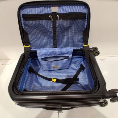 DELSEY PARIS HARD SIDE ROLLING FRONT-LID OPENING CARRY-ON LUGGAGE/SUITCASE WITH TSA LOCK - 22" - BLACK (MODEL: 1819426) image 4