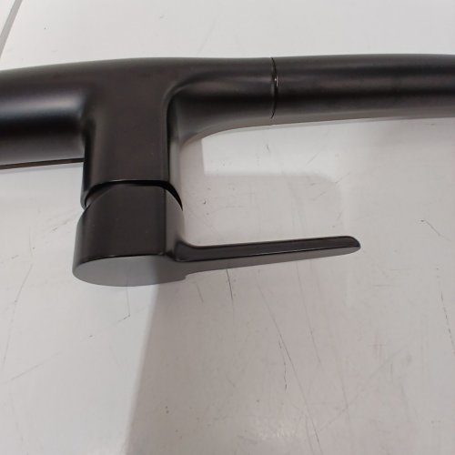 KRAUS OLETTO MODERN PULL-DOWN SINGLE HANDLE KITCHEN FAUCET - 19.5" - BLACK (MODEL: KPF-3101) image 5