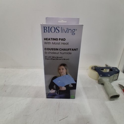 BIOS LIVING DIGITAL HEATING PAD WITH MOIST HEAT TECHNOLOGY - 12" X 15" - BLUE (MODEL: ‎57065) image 3