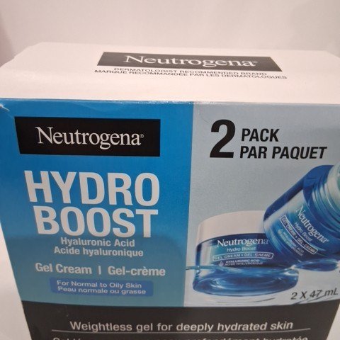 2 NEUTROGENA HYDRO BOOST GEL CREAM W/ HYALURONIC ACID - 47ML EACH image 2