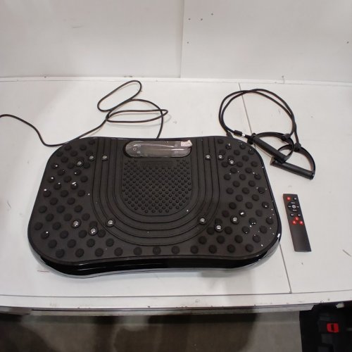 TAEVNO BLUETOOTH VIBRATION PLATE EXERCISE MACHINE - 450LB CAPACITY - BLACK image 3