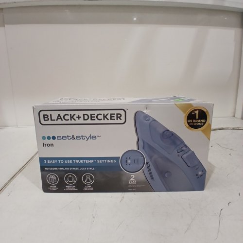 BLACK+DECKER EASY TO USE STEAM IRON - BLUE (MODEL:IR2024-0ADC) image 7