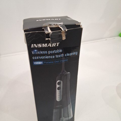 INSMART WIRELESS PORTABLE ORAL IRRIGATOR TOOTH CLEANER - BLACK - (MODEL: YXY-801) image 5