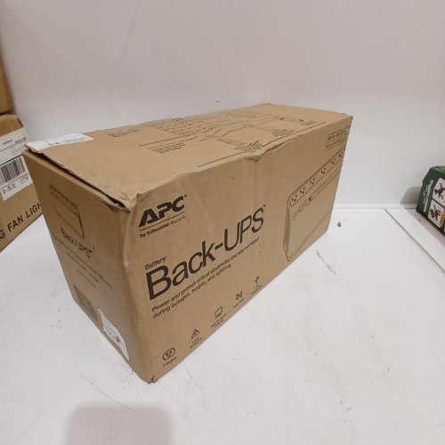 APC UPS BATTERY BACKUP & SURGE PROTECTOR WITH USB CHARGER, 600VA APC BACK-UPS (MODEL:BE600M1) image 2