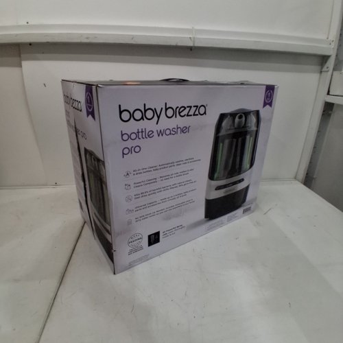 BABYBREZZA BOTTLE WASHER PRO 3-IN-1 WASHER/STERILIZER/DRYER - HOLDS 4 BOTTLES - BLACK/WHITE (MODEL: BRZ0103) image 7