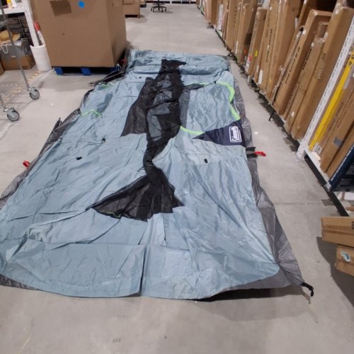 COLEMAN SKYDOME 8-PERSON CAMPING TENT CAMPING TENT - ~192" X 84" X 72" - BLUE AND GRAY - (MODEL: 2000038083) image 3