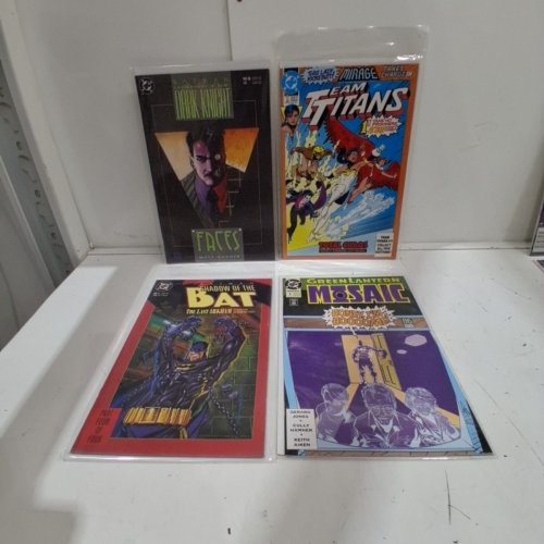 4 ASSTD DC COMIC BOOKS - GREEN LANTERN MOSAIC #4, BATMAN SHADOW OF THE BAT #4, BATMAN LEGENDS OF THE DARK KNIGHT #28, TEAM TITANS #1 - VARIOUS AUTHORS image 2