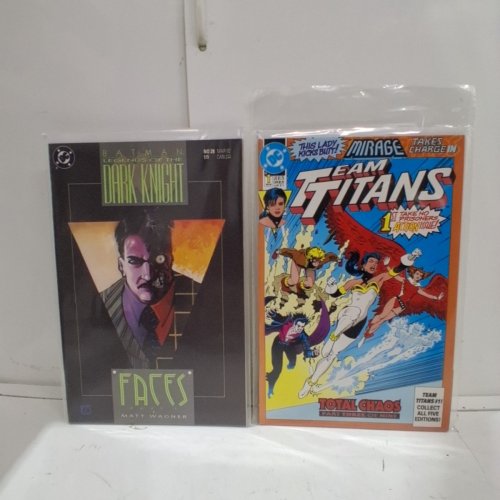 4 ASSTD DC COMIC BOOKS - GREEN LANTERN MOSAIC #4, BATMAN SHADOW OF THE BAT #4, BATMAN LEGENDS OF THE DARK KNIGHT #28, TEAM TITANS #1 - VARIOUS AUTHORS image 3