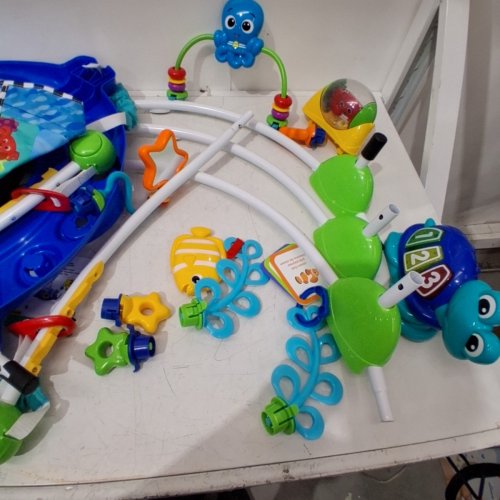 BABY EINSTEIN NEPTUNE'S OCEAN DISCOVERY ACTIVITY CENTER BABY JUMPER - 25LB MAX - MULTICOLOUR (MODEL:10455 ) image 4