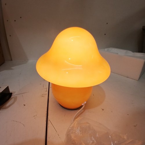 VINTAGE MUSHROOM LAMP - 7" - ORANGE (MODEL: OML-S) image 2