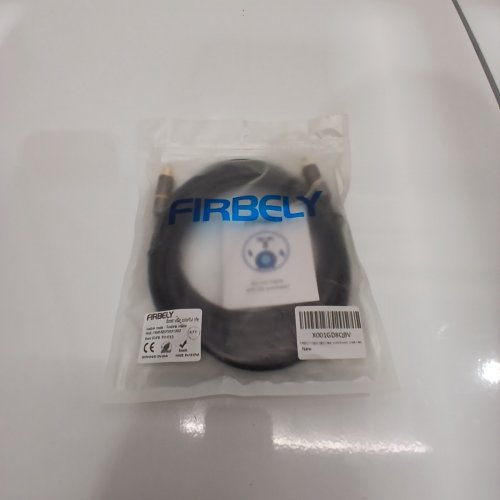 FIRBELY DIGITAL OPTICAL AUDIO TOSLINK MALE-TO-MALE CABLE - 6FT - BLACK (MODEL: FBAM2025031202) image 2
