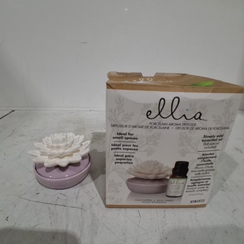 ELLIA CALM WATERS PORCELAIN AROMA DIFFUSER, PINK (MODEL: ARM-P140PKB-EO14) image 2