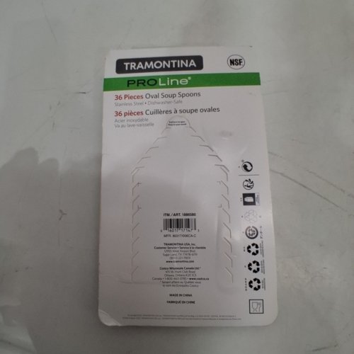 36PC TRAMONTINAA PROLINE OVAL SOUP SPOON SPOONS - STAINLESS STEEL (MODEL: 1886580) image 3