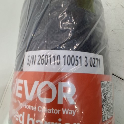 VEVOR LANDSCAPE FABRIC WEED BARRIER - 6.5FT X 300FT - BLACK image 2