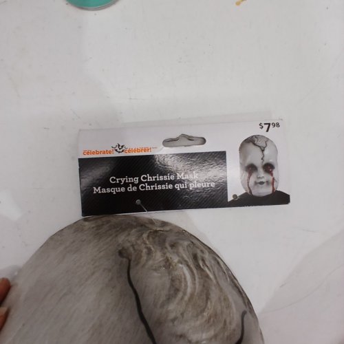 WAY TO CELEBRATE! CRYING CHRISSIE MASK - WHITE image 4