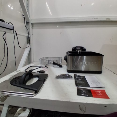 CHEFMAN JUMBO SIZE DEEP FRYER WITH TEMPERATURE CONTROL - 4.3L - STAINLESS STEEL/SILVER (MODEL: RJ07-45-SS-CA) image 3