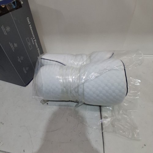 2PK GEL MEMORY FOAM PILLOW - KING - WHITE image 2