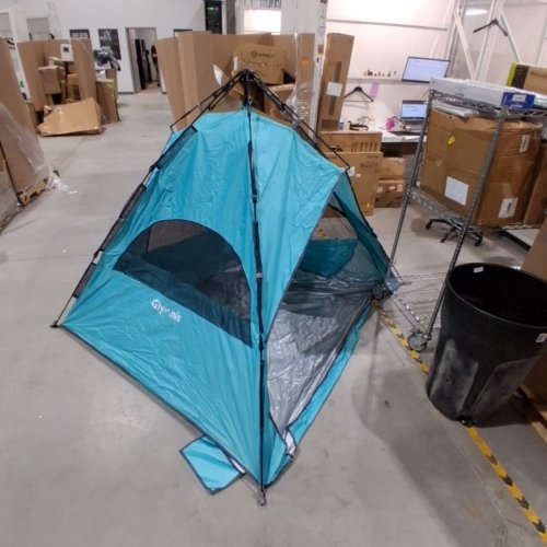 GLYMNIS BEACH POP UP 3 WINDOW TENT WITH TRAVEL BAG FOR 4 TO 6 PEOPLE - BLUE (MODEL: BT-ZD03) image 4