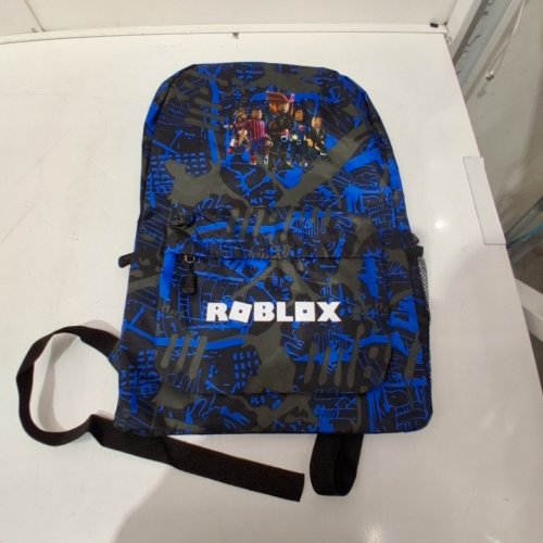 BOY'S ROBLOX LAPTOP BACKPACK - 31" - BLUE AND BLACK image 3