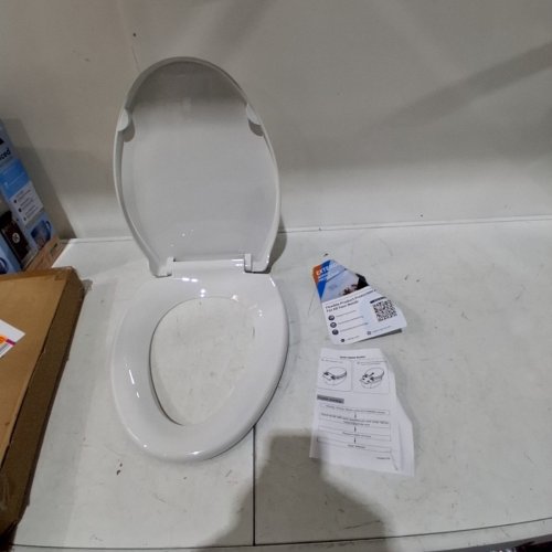 ROUND TOILET SEAT COVER - 16.5" - WHITE (MODEL: PHO_161CY13U) image 2