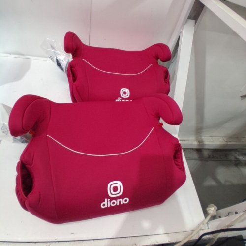 2PK DIONO SOLANA NO LATCH BACKLESS BOOSTER SEAT WITH CUP HOLDERS - PINK COTTON CANDY (MODEL: 32062-NA-01/32065-NA-01) image 3