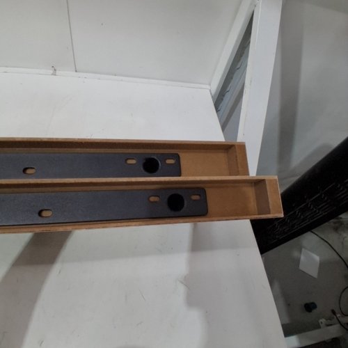 2PK HEIMLOVE FLOATING WALL MOUNTED LEDGE SHELF - 15.7" X 9.3" - NATURAL OAK BROWN image 3